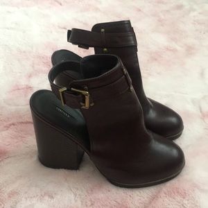Dark brown Forever 21 ankle boots